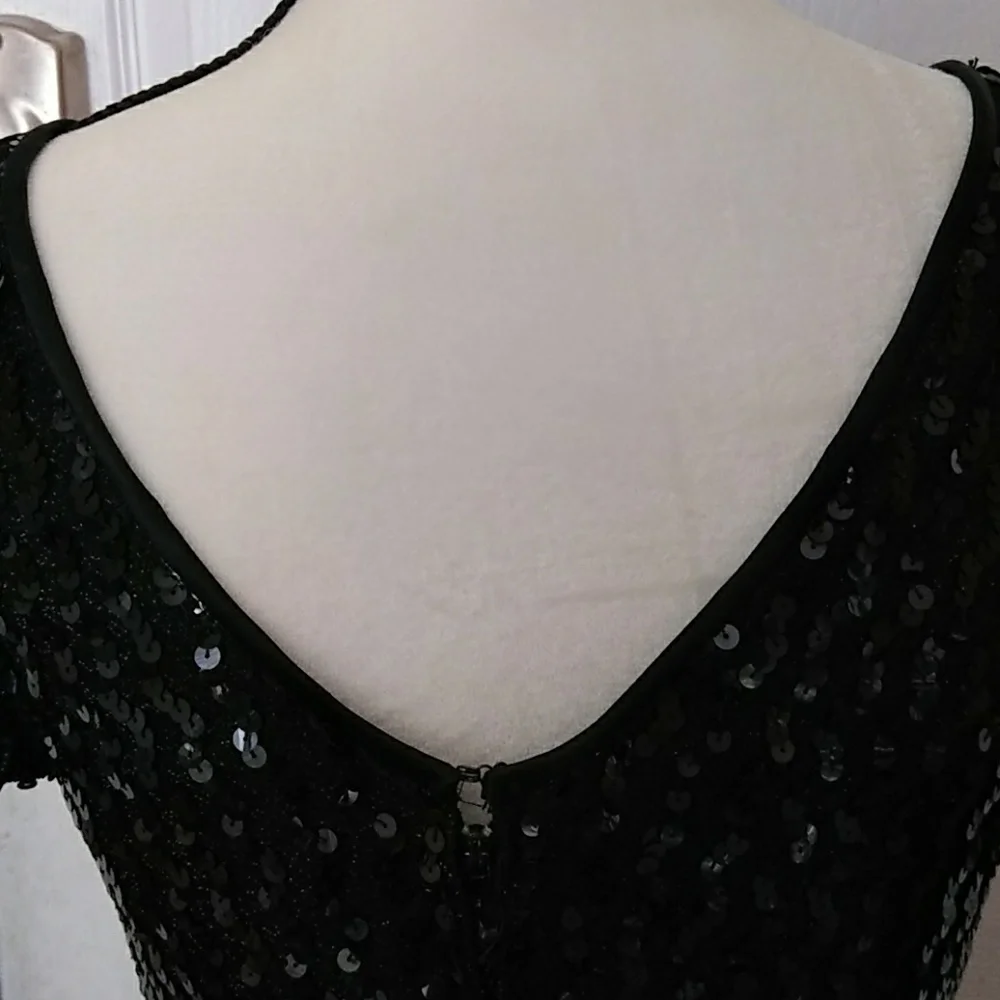 Sequence Black & Blue Whimsigoth Dress size 7/8 - Picture 7 of 8